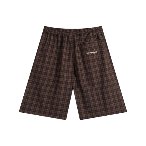 Estate Wide Leg Plaid Jorts